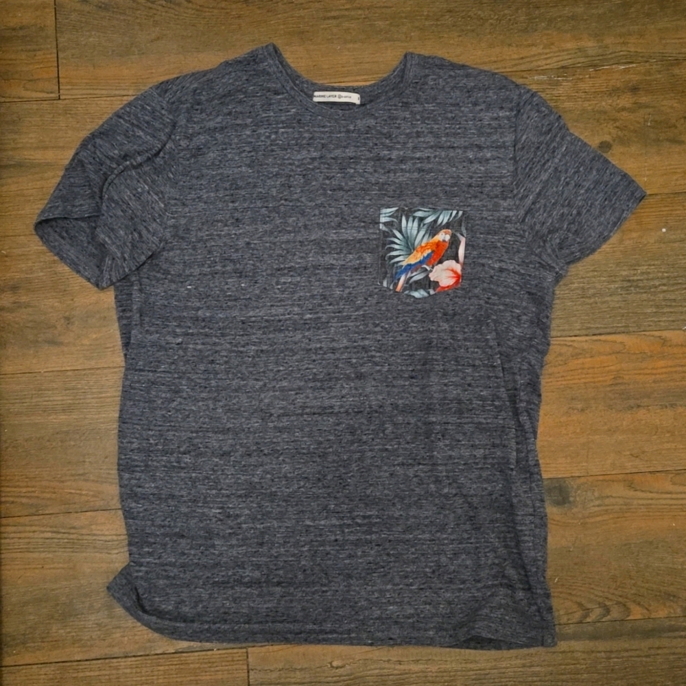 Marine layer hawaiian pocket tee